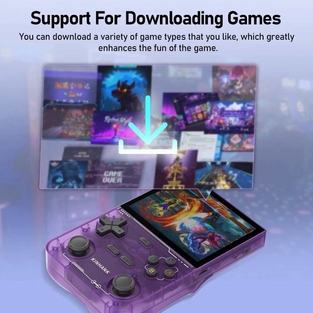 Open Source K36 Retro Handheld Video Game Console 16000 Games Emulator for PS1/PSP/DC/N64/SS 500nit 3.5 Inch IPS Screen