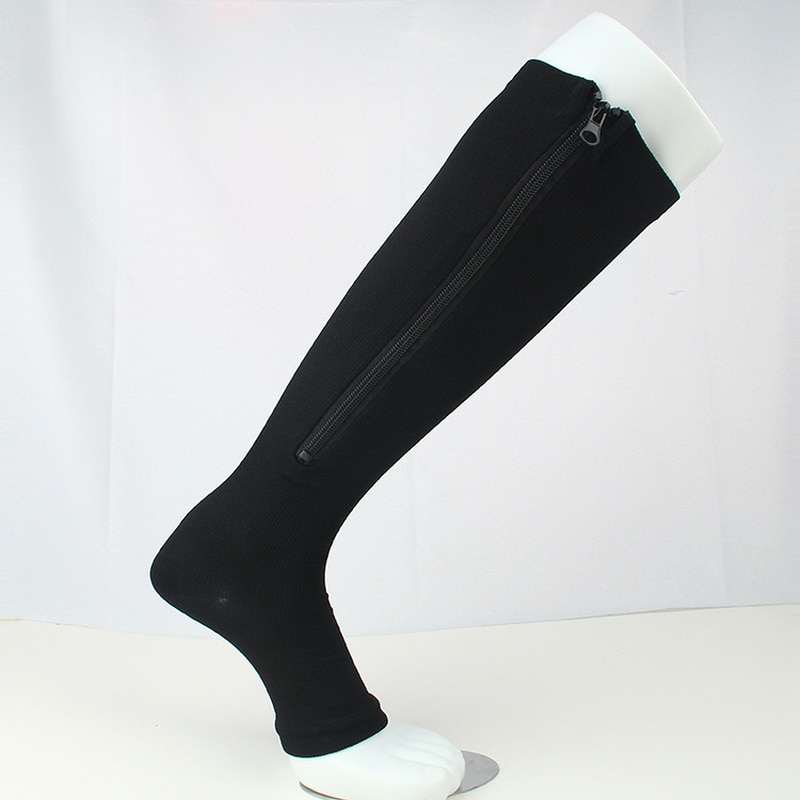 Open Toe Compression Socks with Zipper (2 pcs) Open Toe Compression Socks with Zipper (2 pcs)