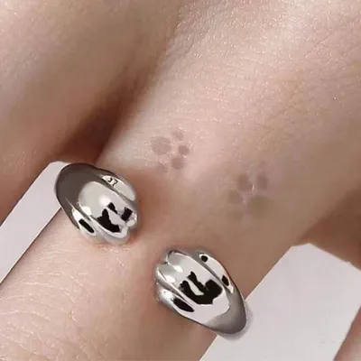 Open-Type Cat Paw Ring