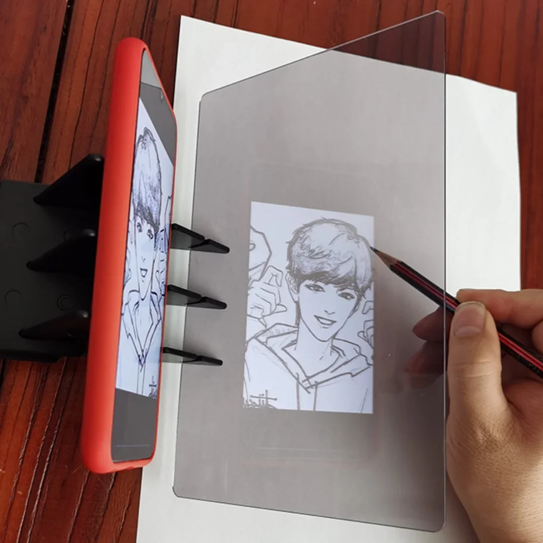 Optical Clear Drawing Board, Portable Optical Tracing Board Image Draw Board Tracing Drawing Projector Optical Painting Optical Clear Drawing Board, Portable Optical Tracing Board Image Draw Board Tracing Drawing Projector Optical Painting