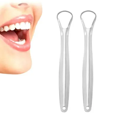 Oral Care Stainless Steel Tongue Cleaner