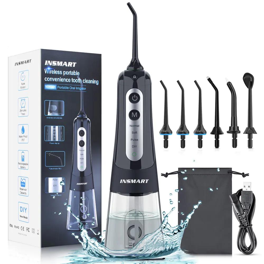 Oral Irrigator Dental Water Flosser Teeth Whitening Waterproof Portable Dental Water Jet Floss 300ML Teeth Cleaner Oral Irrigator Dental Water Flosser Teeth Whitening Waterproof Portable Dental Water Jet Floss 300ML Teeth Cleaner