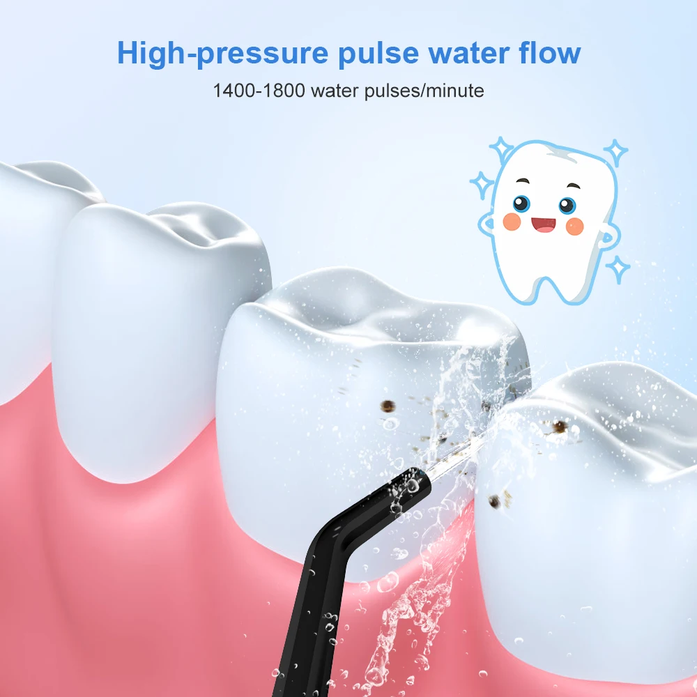 Oral Irrigator Dental Water Flosser Teeth Whitening Waterproof Portable Dental Water Jet Floss 300ML Teeth Cleaner Oral Irrigator Dental Water Flosser Teeth Whitening Waterproof Portable Dental Water Jet Floss 300ML Teeth Cleaner