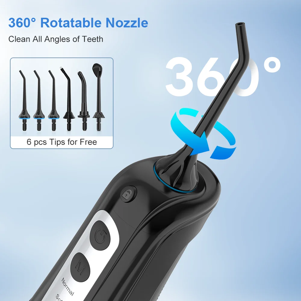 Oral Irrigator Dental Water Flosser Teeth Whitening Waterproof Portable Dental Water Jet Floss 300ML Teeth Cleaner Oral Irrigator Dental Water Flosser Teeth Whitening Waterproof Portable Dental Water Jet Floss 300ML Teeth Cleaner