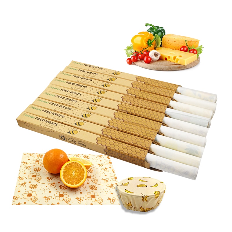 Organic Reusable Beeswax Food Wrap Organic Reusable Beeswax Food Wrap