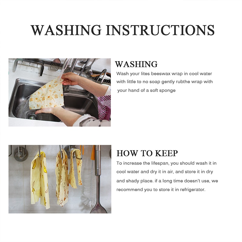Organic Reusable Beeswax Food Wrap Organic Reusable Beeswax Food Wrap