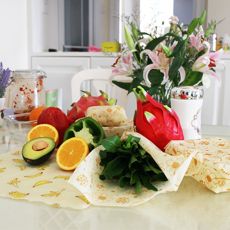 Organic Reusable Beeswax Food Wrap Organic Reusable Beeswax Food Wrap