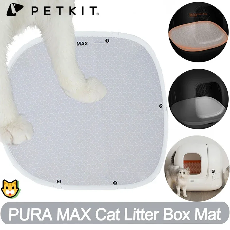 Original Petkit PURA MAX Sandbox Cat Litter Box Mat Accessories Pad Supplies Arena Para Gato Pet Products Automatic Original Petkit PURA MAX Sandbox Cat Litter Box Mat Accessories Pad Supplies Arena Para Gato Pet Products Automatic