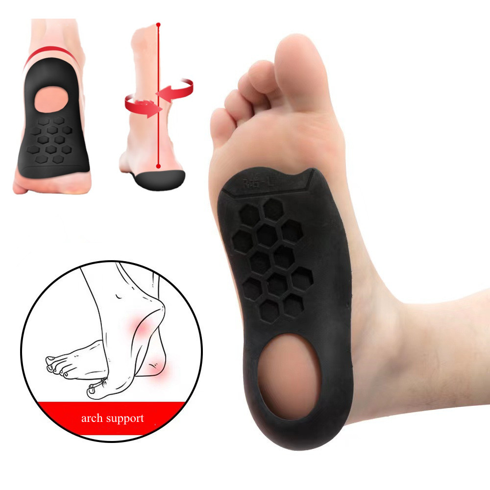 Orthopedic Insoles Orthotics Flat Foot Health Sole Pad for Shoes Insert Arch Support Pad for Plantar Fasciitis Feet Care