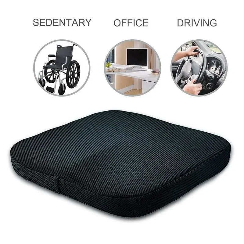 Orthopedic Memory Foam Seat Cushion for Office Chairs and Car Seat