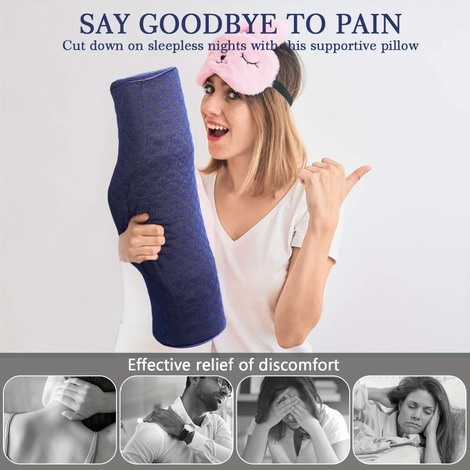 Orthopedic Neck Pillow: Superior Cervical Support Soft Memory Foam, Breathable Washable, Ideal for Every Sleeper