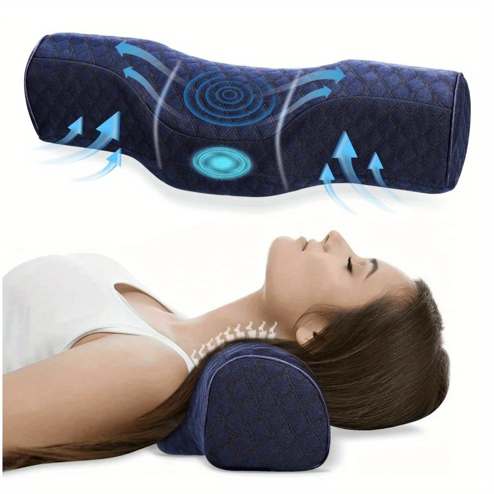 Orthopedic Neck Pillow: Superior Cervical Support Soft Memory Foam, Breathable Washable, Ideal for Every Sleeper