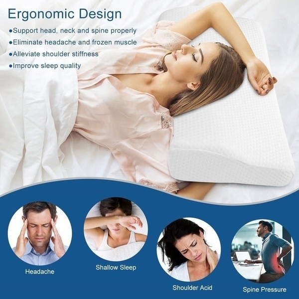 Orthopedic Pillow for Neck Pain Memory Foam
