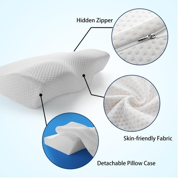 Orthopedic Pillow for Neck Pain Memory Foam