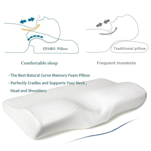 Orthopedic Pillow for Neck Pain Memory Foam