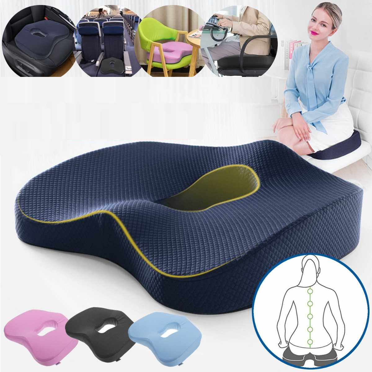 Orthopedic Seat Cushion Memory Foam Orthopedic Seat Cushion Memory Foam