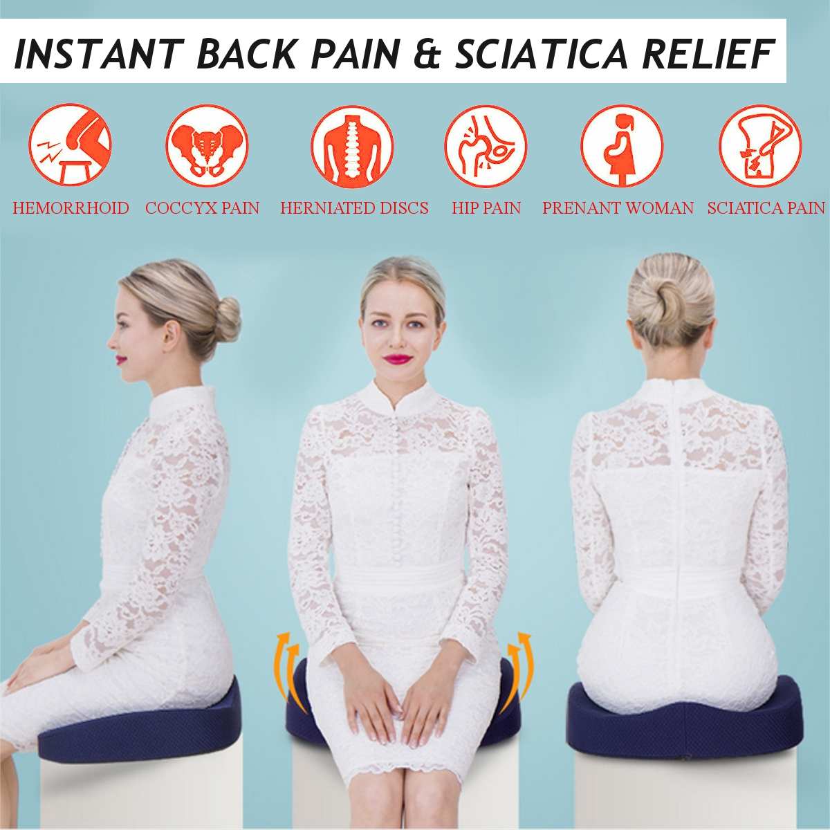 Orthopedic Seat Cushion Memory Foam Orthopedic Seat Cushion Memory Foam