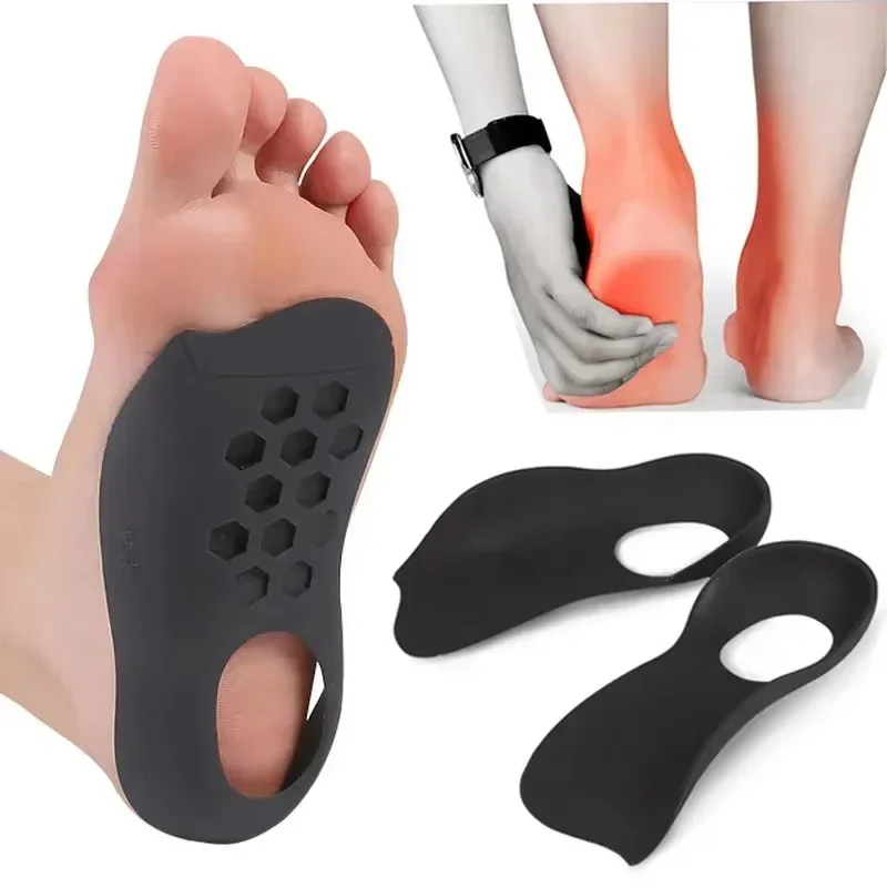 Orthotic for Flat Foot O-Shaped Legs Correction Arch Support Plantar Fasciitis Orthopedic Insoles Men/Women Foot Care Orthotic for Flat Foot O-Shaped Legs Correction Arch Support Plantar Fasciitis Orthopedic Insoles Men/Women Foot Care