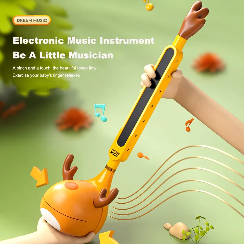Otamatone Japanese Electronic Musical Instrument For Children Tomatone Synthesizer Electric Tadpole Kawaii Toy
