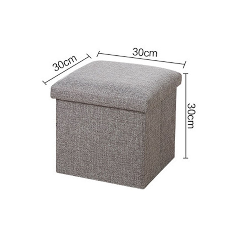 Ottoman Storage Box Folding Stool