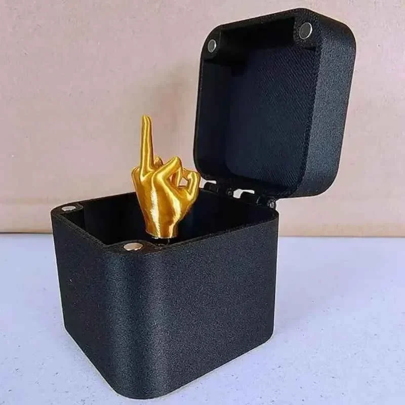 Out of the box pop-up Middle Finger Gift Box Creative Desk Home Decor Gifts Middle Finger Novelty Christmas Funny Prank Out of the box pop-up Middle Finger Gift Box Creative Desk Home Decor Gifts Middle Finger Novelty Christmas Funny Prank