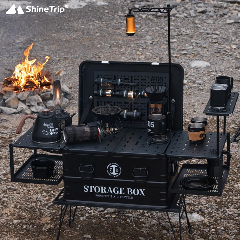 Outdoor 05 Series Aluminium Coffee Case Set Camping IGT Aluminium Case Lightweight Modular Combination Accessories