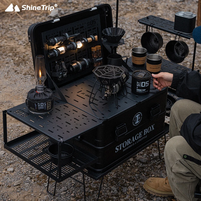 Outdoor 05 Series Aluminium Coffee Case Set Camping IGT Aluminium Case Lightweight Modular Combination Accessories