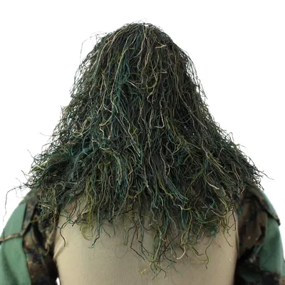 Outdoor Adult Hunting Ghillie Hood Camouflage Head Cover for Ghillie Suit Mosquito Net Hood Bird Watching Photography Outdoor Adult Hunting Ghillie Hood Camouflage Head Cover for Ghillie Suit Mosquito Net Hood Bird Watching Photography