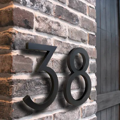 Outdoor Aluminum House Number