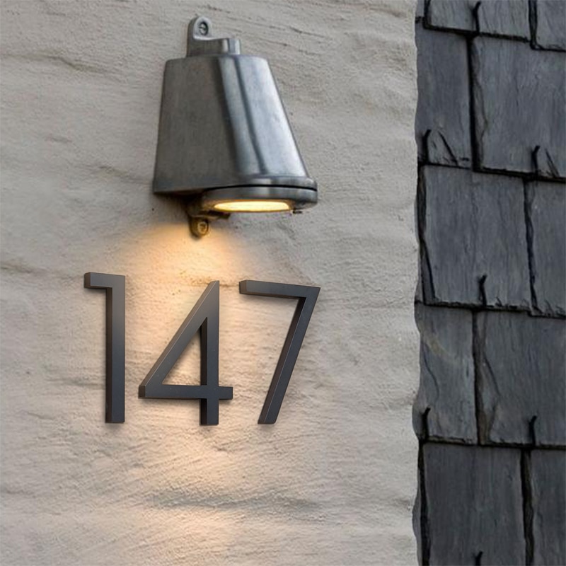 Outdoor Aluminum House Number
