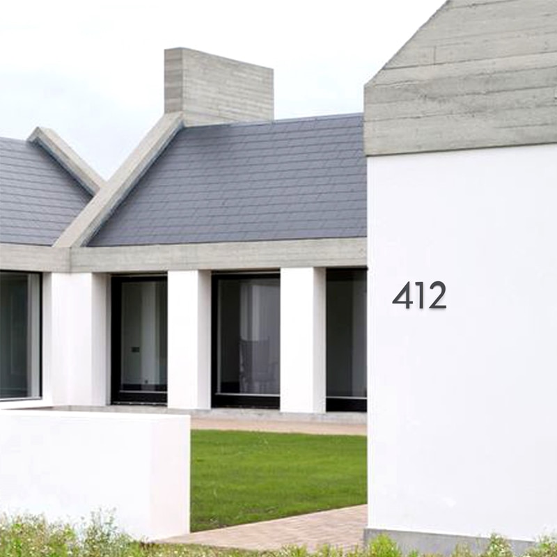 Outdoor Aluminum House Number