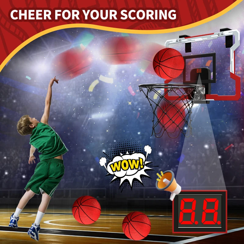 Outdoor Basketball Hoop for Kids Indoor Basketball Hoops Mini Basketball Hoop with 3 Balls Outdoor Basketball Hoop for Kids Indoor Basketball Hoops Mini Basketball Hoop with 3 Balls