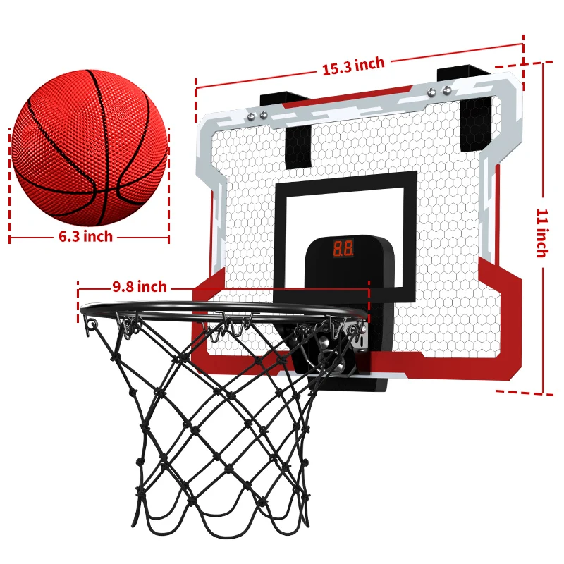 Outdoor Basketball Hoop for Kids Indoor Basketball Hoops Mini Basketball Hoop with 3 Balls Outdoor Basketball Hoop for Kids Indoor Basketball Hoops Mini Basketball Hoop with 3 Balls