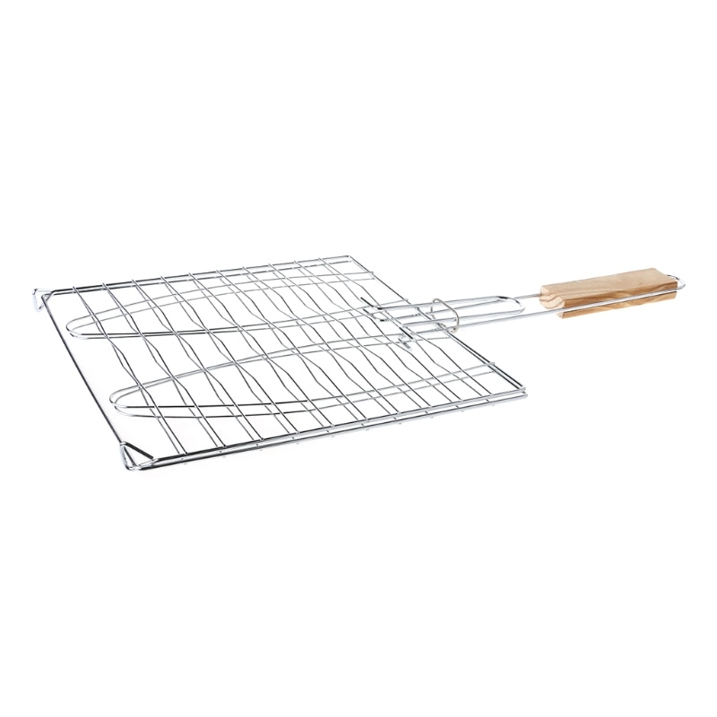Outdoor BBQ Grill Net with Handle