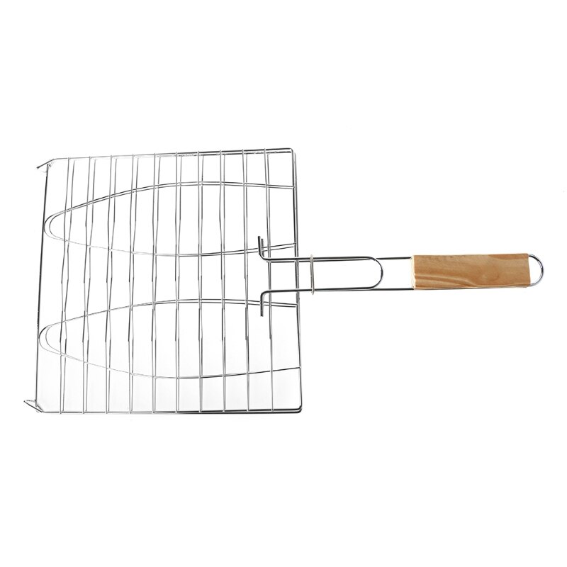 Outdoor BBQ Grill Net with Handle
