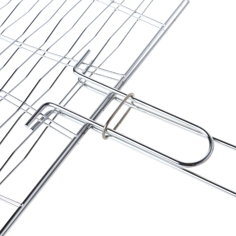 Outdoor BBQ Grill Net with Handle