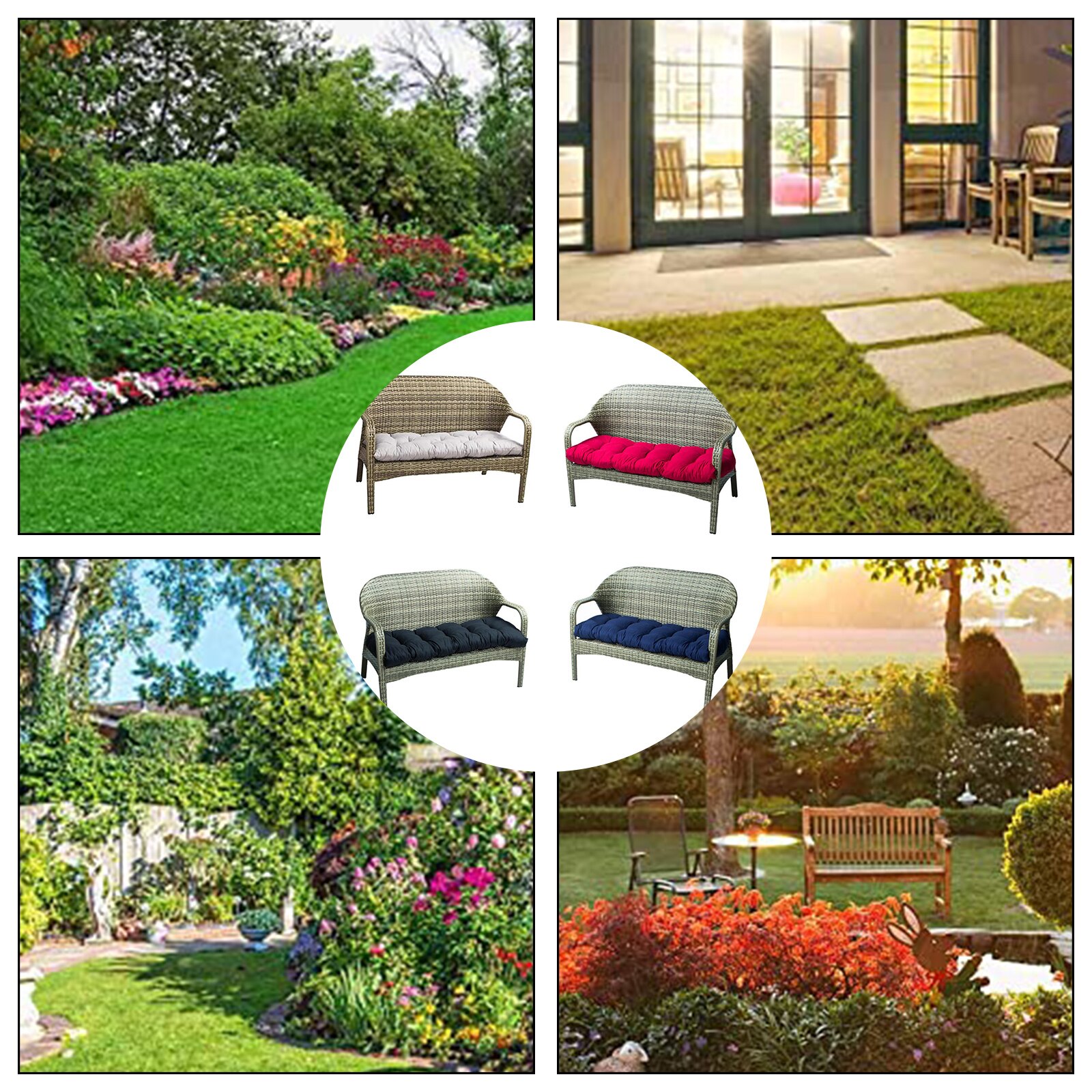 Outdoor Bench Pad Soft Cushion
