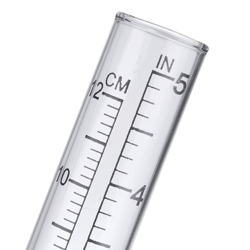 Outdoor Calibrated Glass Rain Gauge Outdoor Calibrated Glass Rain Gauge