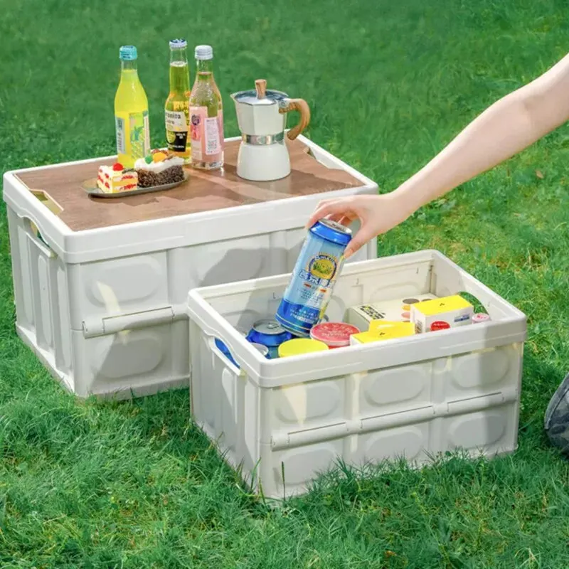 Outdoor Camping 35L Folding Storage Box Household Car Trunk Storage Convenient Organizing Box Outdoor Camping 35L Folding Storage Box Household Car Trunk Storage Convenient Organizing Box