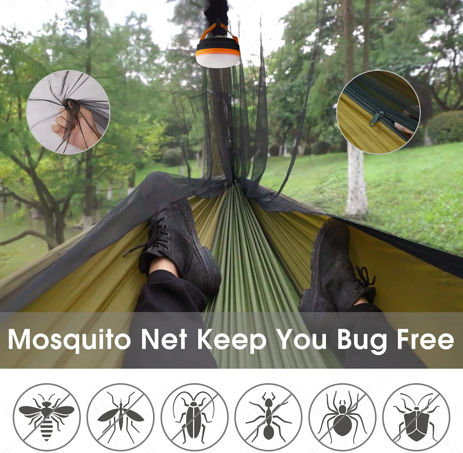 Outdoor Camping Hammock With Mosquito Net And Rain Tent Equipment Supplies Shelters Camp Bed Survival Portable Hammock Outdoor Camping Hammock With Mosquito Net And Rain Tent Equipment Supplies Shelters Camp Bed Survival Portable Hammock