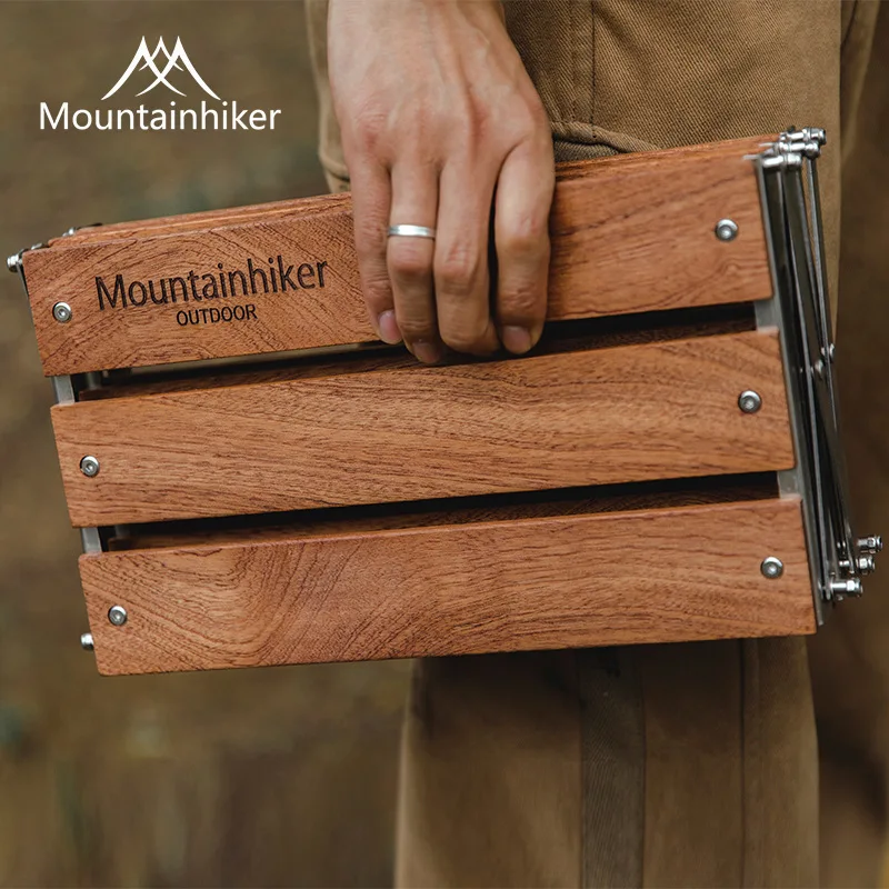 Outdoor Camping Rack Portable Three-tier Rack Easy To Carry Foldable Picnic Camping Barbecue Folding Table