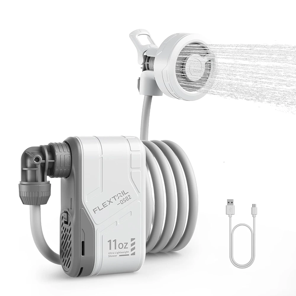 Outdoor Camping Shower Portable without Box Electric Shower Pump IPX7 Waterproof for Outdoor Shower, Car Wash, Dishwash Outdoor Camping Shower Portable without Box Electric Shower Pump IPX7 Waterproof for Outdoor Shower, Car Wash, Dishwash