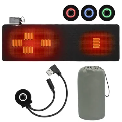 Outdoor Camping USB Heating Sleeping Mat Outdoor Electric Heating Pads Sleeping Bag Mattress For Hiking Travel
