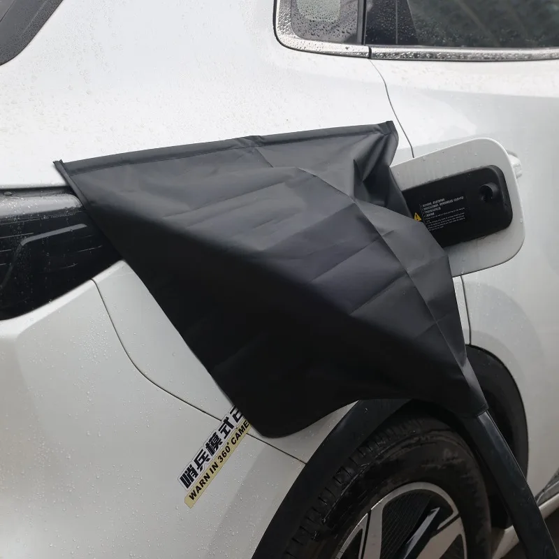 Outdoor Charging Gun Waterproof Dustproof Auto Rain Snow Cover Accessories Universal Electric Car Energy Charging Rain