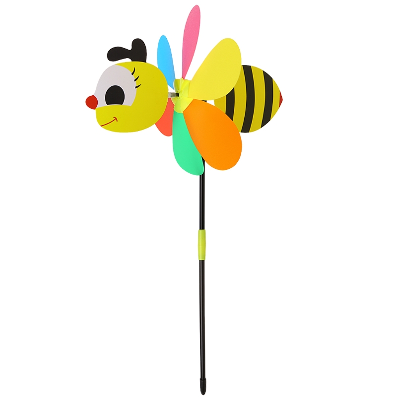 Outdoor Colorful Bee Wind Spinner Outdoor Colorful Bee Wind Spinner
