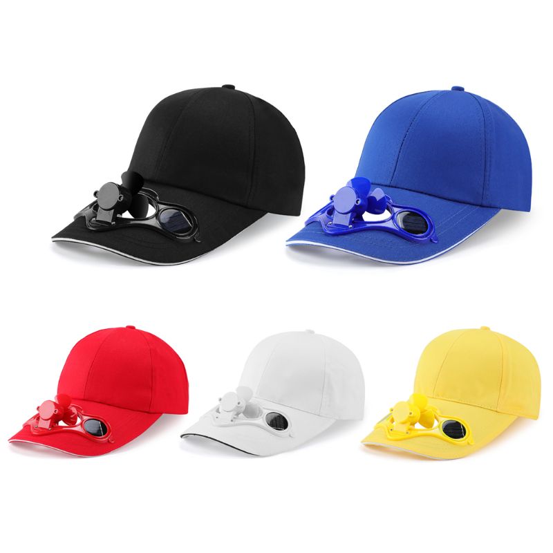 Outdoor Cooling Solar Fan Cap Outdoor Cooling Solar Fan Cap