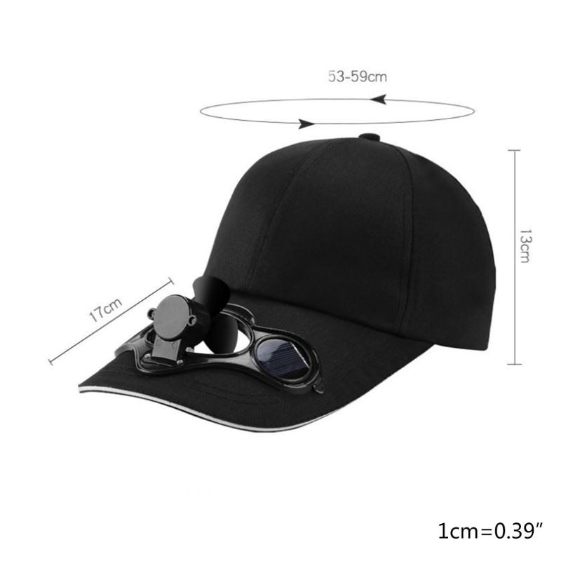 Outdoor Cooling Solar Fan Cap Outdoor Cooling Solar Fan Cap