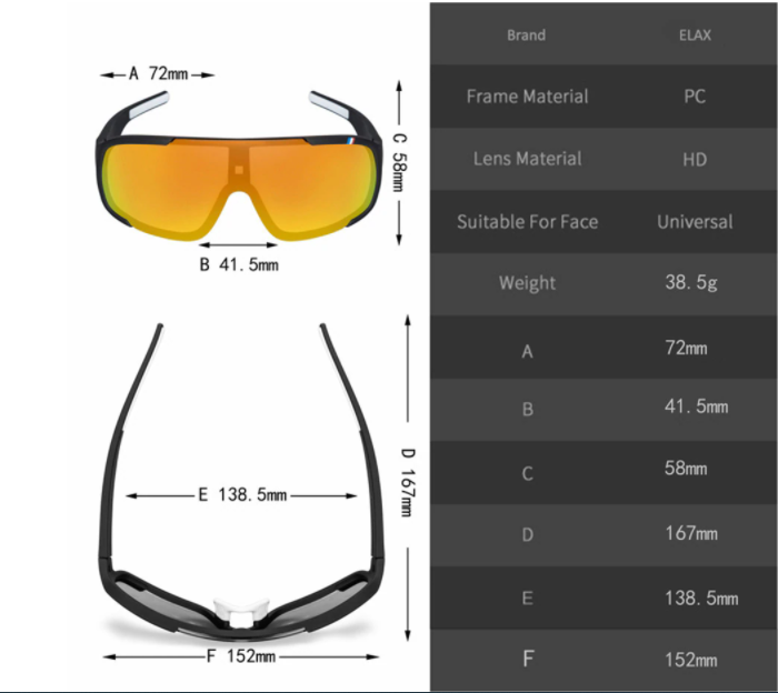 Outdoor Cycling Eyewear Glasses