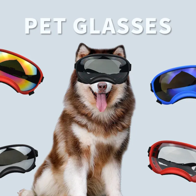 Outdoor Dog Pet Glasses Dog Fashion Sports Sunglasses Adjustable Strap for Travel Skiing and Anti-FogPet Goggles Outdoor Dog Pet Glasses Dog Fashion Sports Sunglasses Adjustable Strap for Travel Skiing and Anti-FogPet Goggles