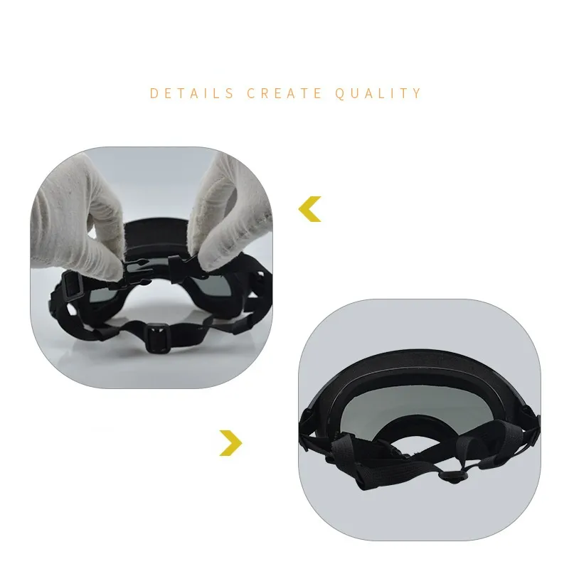 Outdoor Dog Pet Glasses Dog Fashion Sports Sunglasses Adjustable Strap for Travel Skiing and Anti-FogPet Goggles Outdoor Dog Pet Glasses Dog Fashion Sports Sunglasses Adjustable Strap for Travel Skiing and Anti-FogPet Goggles